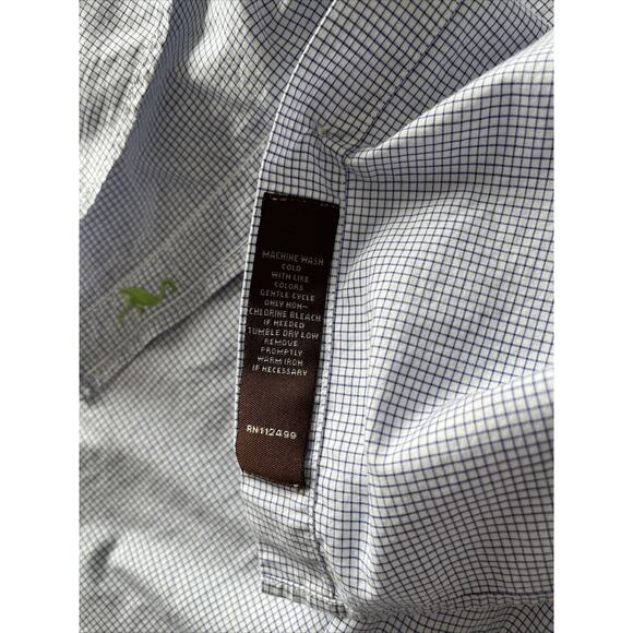 Tailorbyrd Dress Shirt Button Down Size Med Blue Plaid Check Mens Long Sleeve - Picture 5 of 13